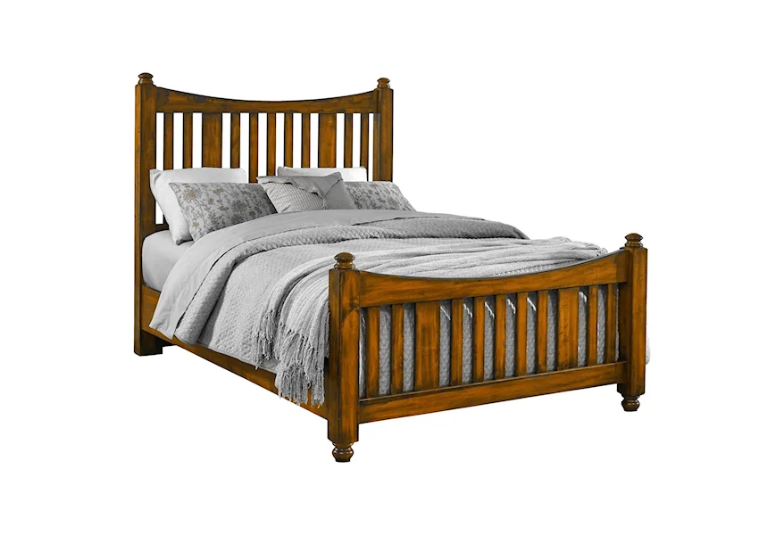 Maple Road King Slat Poster Bed by Artisan & Post at Esprit Decor Home Furnishings